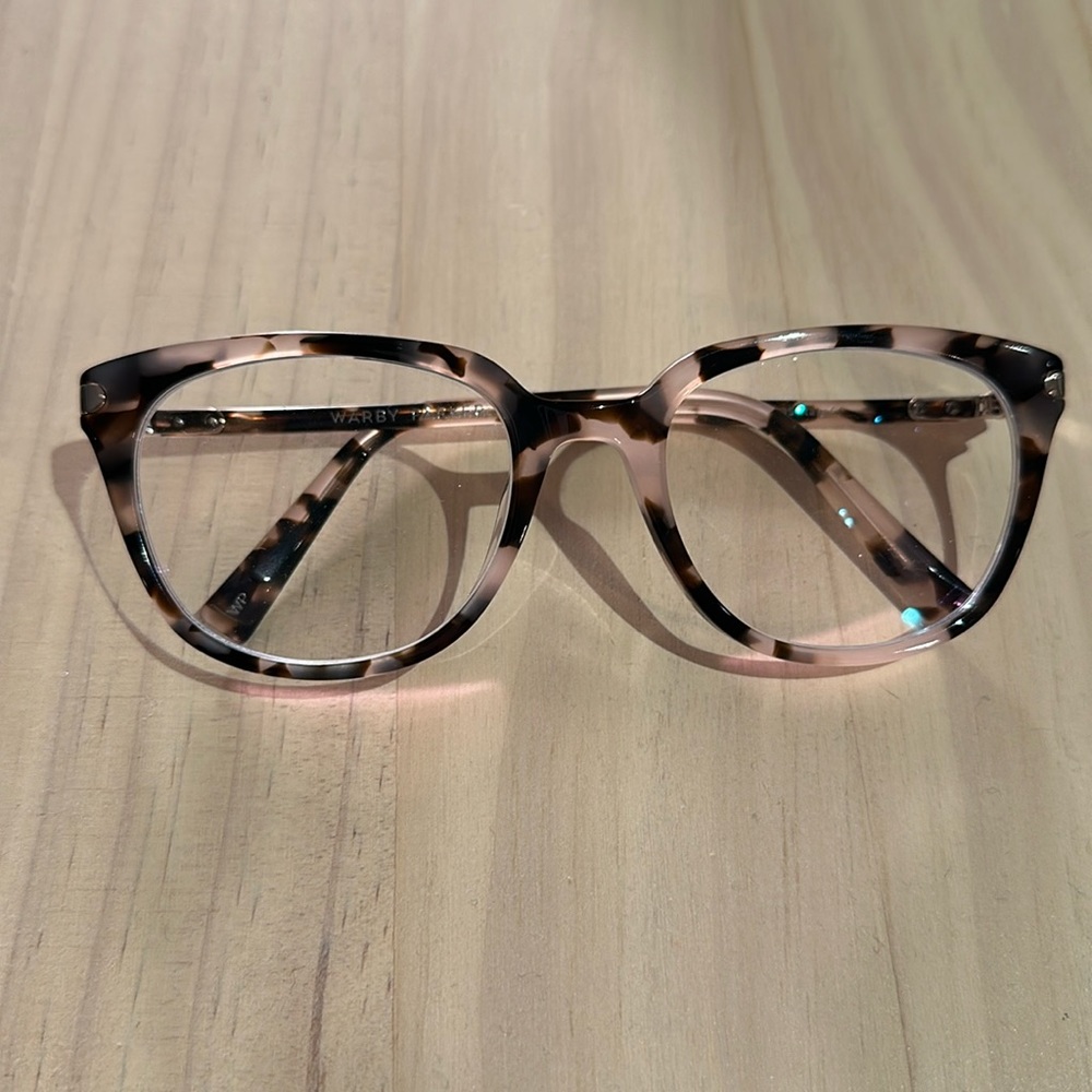 Warby Parker Pink/Tort Glasses, Maeve 7286, 51-19-135